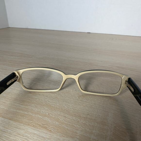 CHANEL 3058 C.711 Eyeglasses Black Biege Frames 51-17-135 Made In Italy - Picture 5 of 8